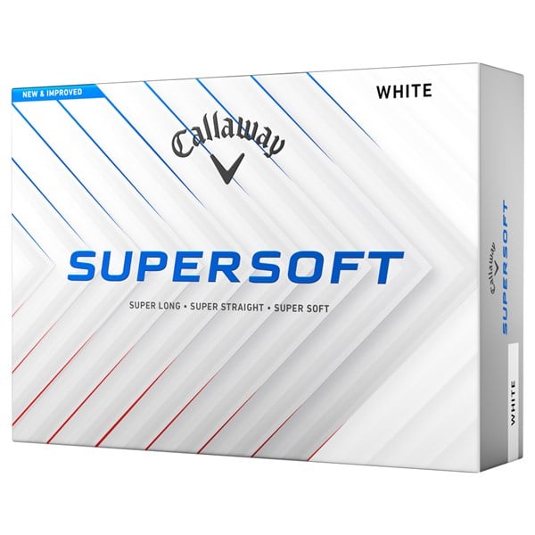 Callaway SuperSoft White Golf Balls (12 Balls) 2025