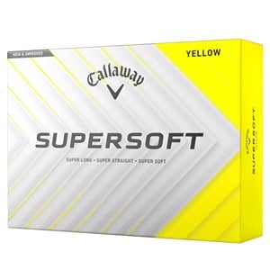 Callaway SuperSoft Yellow Golf Balls 2025