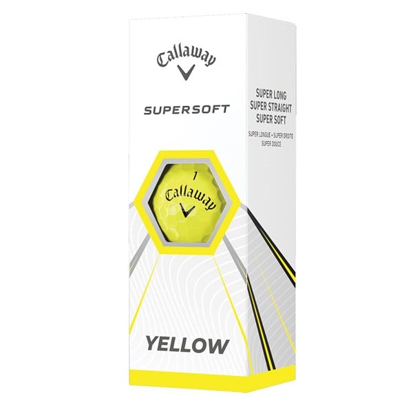 Callaway Supersoft Yellow Golf Balls (12 Balls)