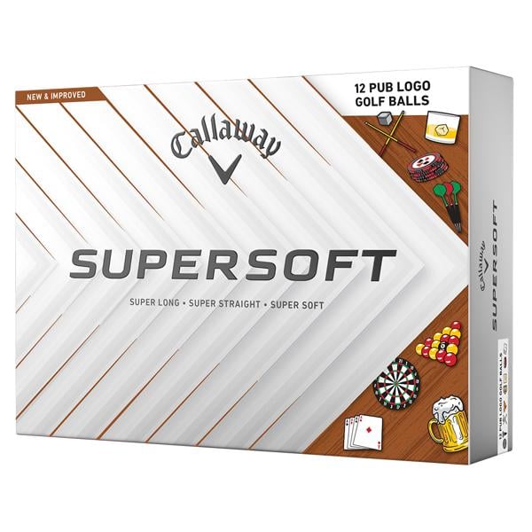 Limited Edition - Callaway SuperSoft Pub Golf Balls (12 Balls)