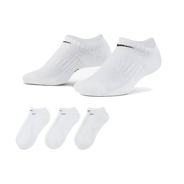 Nike Mens Everyday Cushioned No Show Socks (3 Pairs)