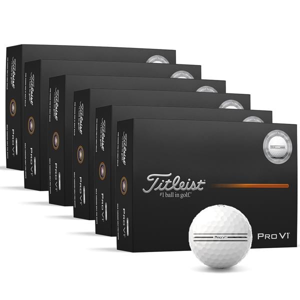 Titleist Pro V1 Alignment Golf Balls (72 Balls) 2025