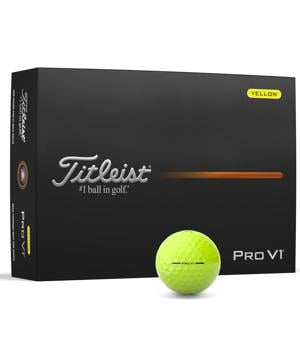 Titleist Pro V1 Yellow Golf Balls (12 Balls) 2025 - GolfOnline