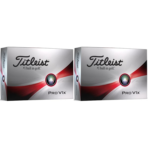 Titleist Pro V1x Double Dozen Golf Ball Pack (24 Balls)