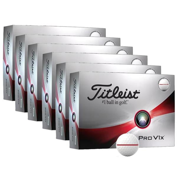 Titleist Pro V1x Performance Alignment Golf Balls (72 Balls) - Prior Gen