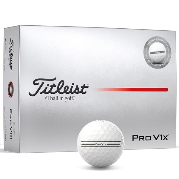 Titleist Pro V1x Alignment Golf Balls (12 Balls) 2025