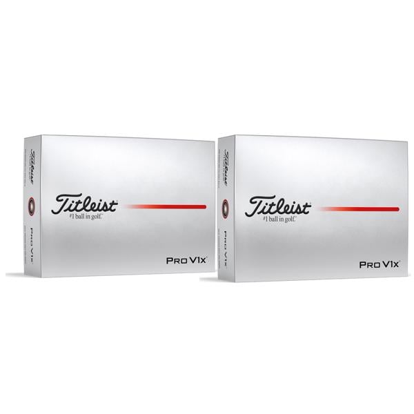 Titleist Pro V1x Double Dozen Golf Balls (24 Balls) 2025