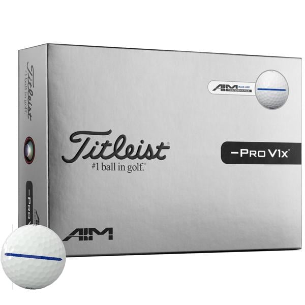 Titleist Pro V1x Left Dash AIM Performance Golf Balls (12 Balls) 2026