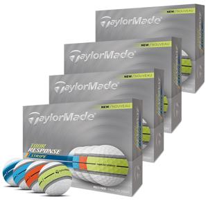 TaylorMade Tour Response Neon Stripe Golf Balls