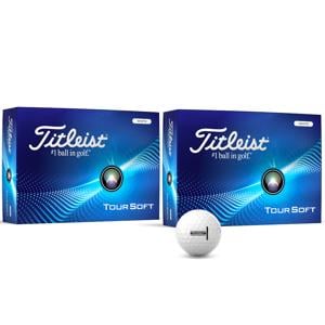 Titleist Tour Soft Double Dozen Golf Ball Pack - Prior Gen
