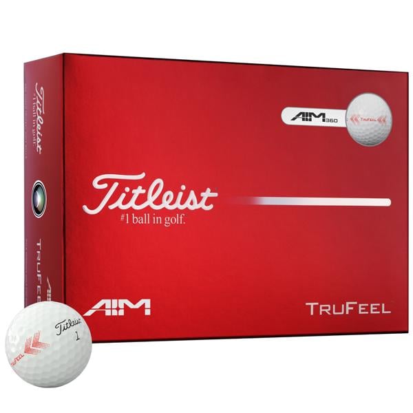 Titleist TruFeel AIM 360 Golf Balls (12 Balls) 2026