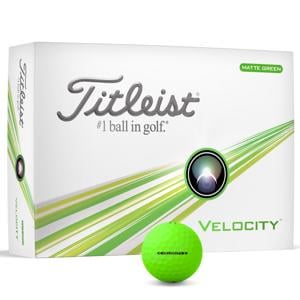 Titleist Velocity Matte Green Golf Balls 2024