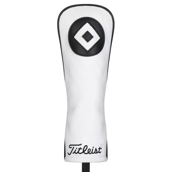 Titleist White and Black Collection Leather Fairway Headcover