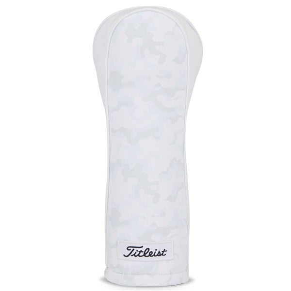 Titleist 3 Panel Leather Fairway Headcover - White Out Collection