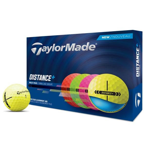 TaylorMade Distance Plus Multi Pack Golf Balls (12 Balls)