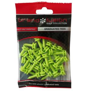 The Golfers Club Graduated Castle Plastic Tees