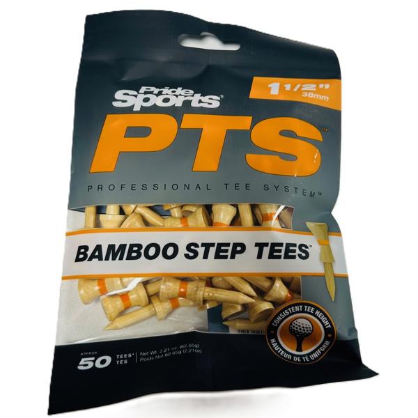 Pride PTS Bamboo Step Tees (50 Pack)
