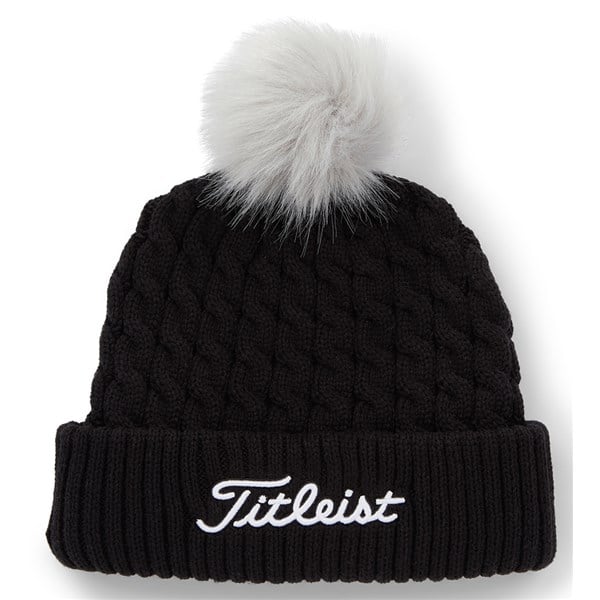 Titleist Cable Knit Pom Pom Beanie