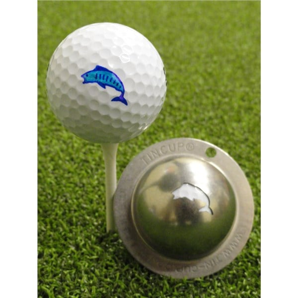 Tin Cup Ball Marker - Angler