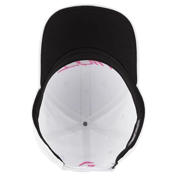 tm23acc td920 n8940001 womens tm script hat white pink und v1