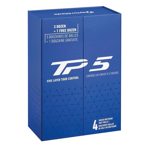 TaylorMade TP5 Golf Balls 2024 (48 Balls) - 4 For 3 Gift Pack