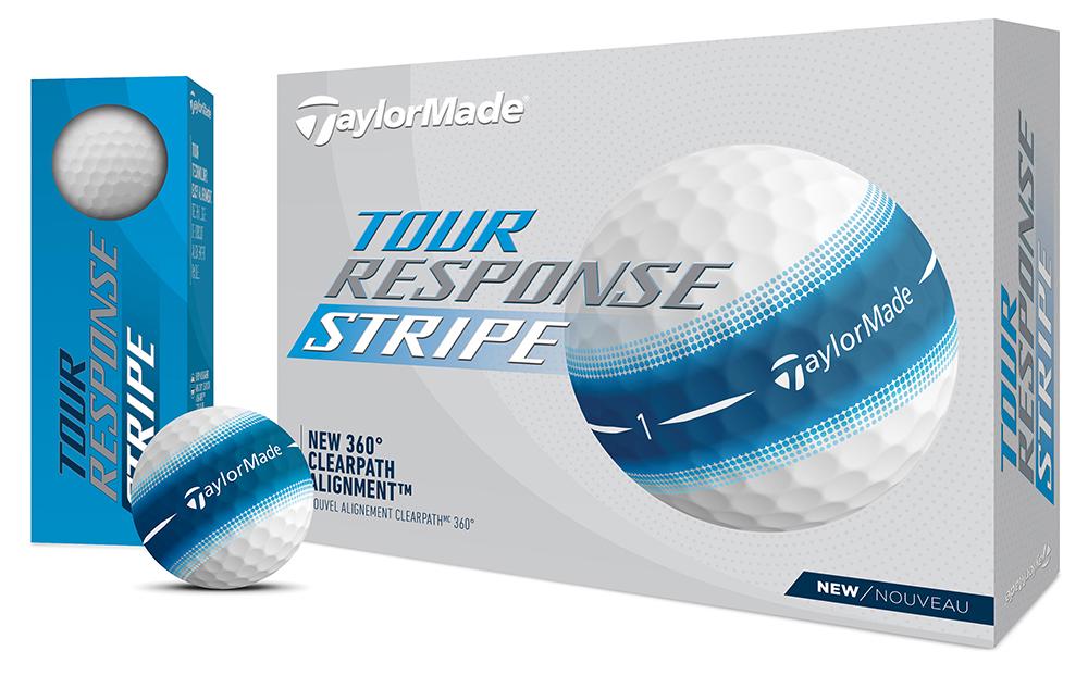 TaylorMade Tour Response Stripe Blue Golf Balls (12 Balls