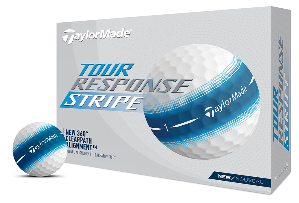 TaylorMade Tour Response Stripe Blue Golf Balls (12 Balls