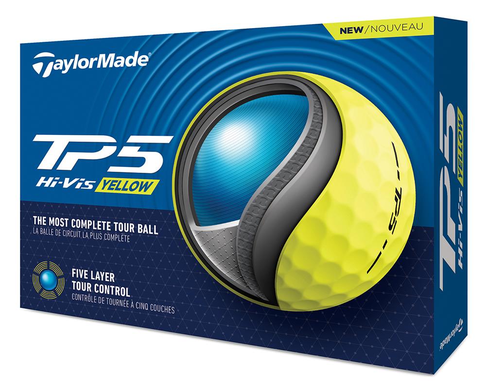 TaylorMade TP5 Yellow Golf Balls (12 Balls) - GolfOnline