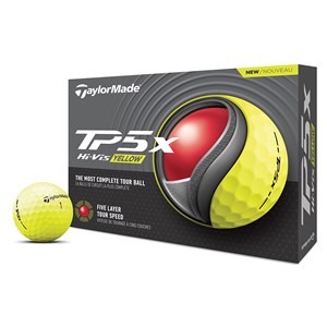 TaylorMade TP5x Yellow Golf Balls