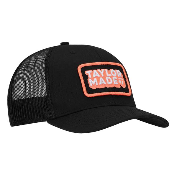 tm25acc je814 n3825218 lifestyle retro trucker black coral 3qr v1