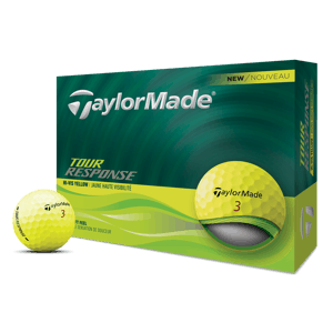 TaylorMade Tour Response Yellow Golf Balls 2025