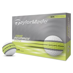 TaylorMade Tour Response Neon Stripe Yellow Golf Balls