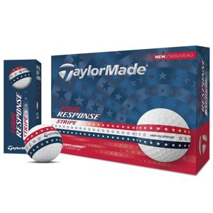 Limited Edition - TaylorMade Tour Response Stripe USA Golf Balls 2025