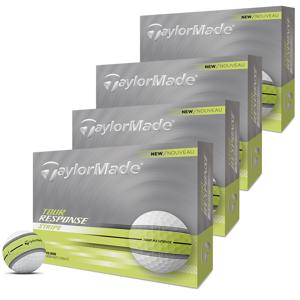 TaylorMade Tour Response Neon Stripe Golf Balls - 4 For 3