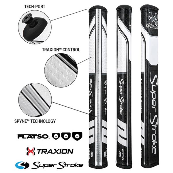 SuperStroke Traxion Flatso 2.0 Putter Grip