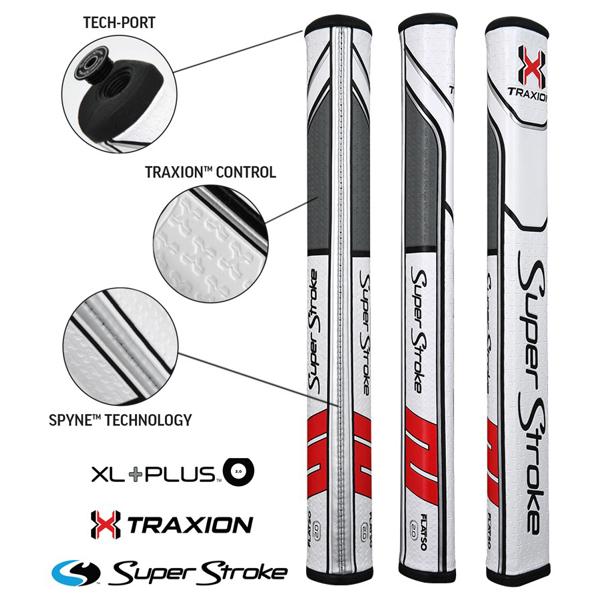SuperStroke Traxion Flatso XL Plus 2.0 Putter Grip
