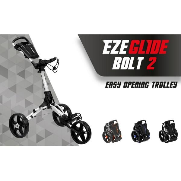 Eze Glide Bolt 2 3-Wheel Push Trolley