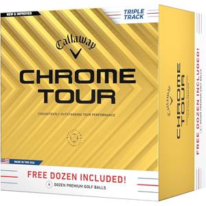 Callaway Chrome Tour Triple Track Golf Balls 2025 - 4 For 3
