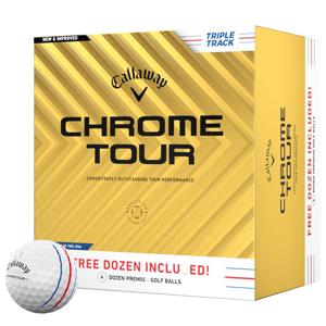 Callaway Chrome Tour Triple Track Golf Balls 2025 - 4 For 3
