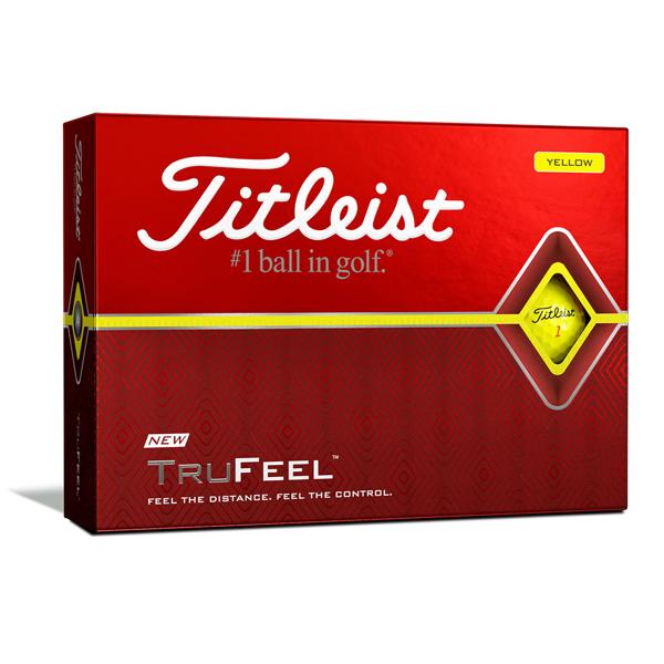 Titleist TruFeel Yellow Golf Balls (12 Balls)