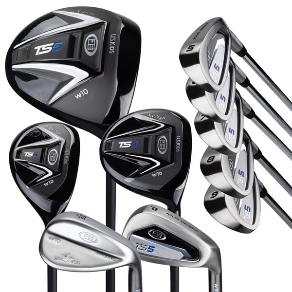 US Kids TS5 10-Club Golf Set (Steel/Graphite)