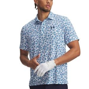 Under Armour Mens Floral Breeze Playoff 3.0 Printed Polo Shirt