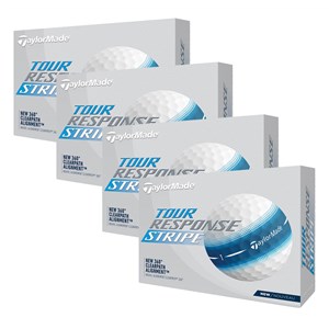 TaylorMade Tour Response Stripe Golf Balls - 4 For 3