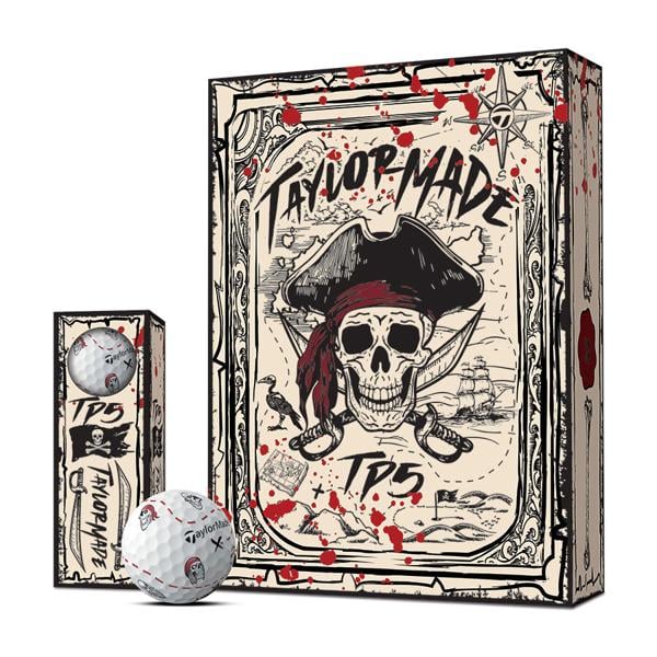 Limited Edition - TaylorMade TP5 Pix 2025 Pirates Golf Balls (12 Balls)