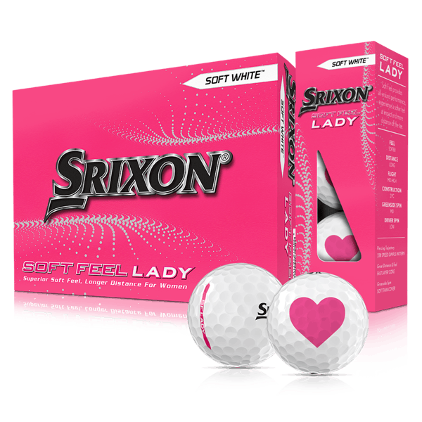 Srixon Soft Feel Lady Golf Balls (12 Balls) 2025 - Valentine Special