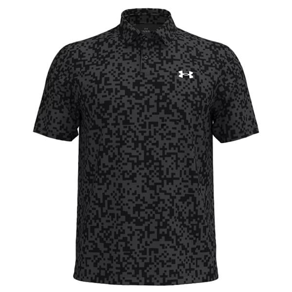 Under Armour Mens T2G Pace Camo Printed Polo Shirt