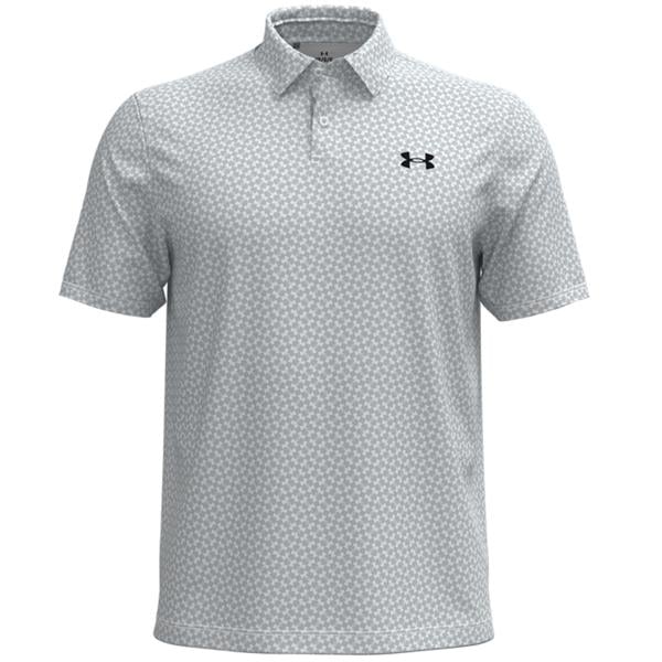 Under Armour Mens T2G Diagonal Hearbeat Printed Polo Shirt