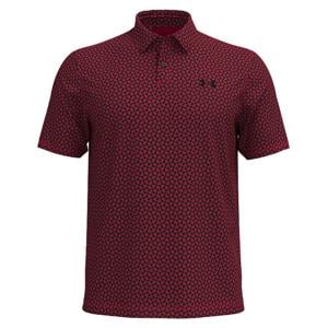 Under Armour Mens T2G Diagonal Hearbeat Printed Polo Shirt