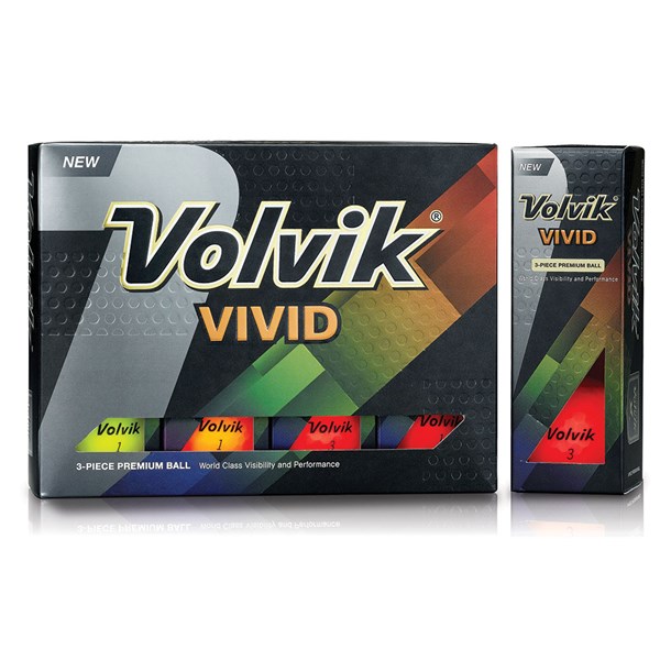 Volvik Vivid Golf Balls (12 Balls)