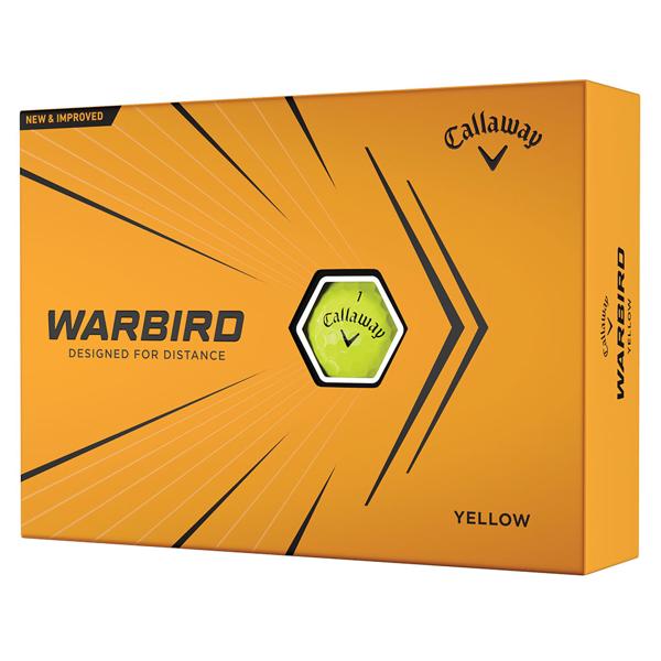 Callaway Warbird Yellow Golf Balls (12 Balls)